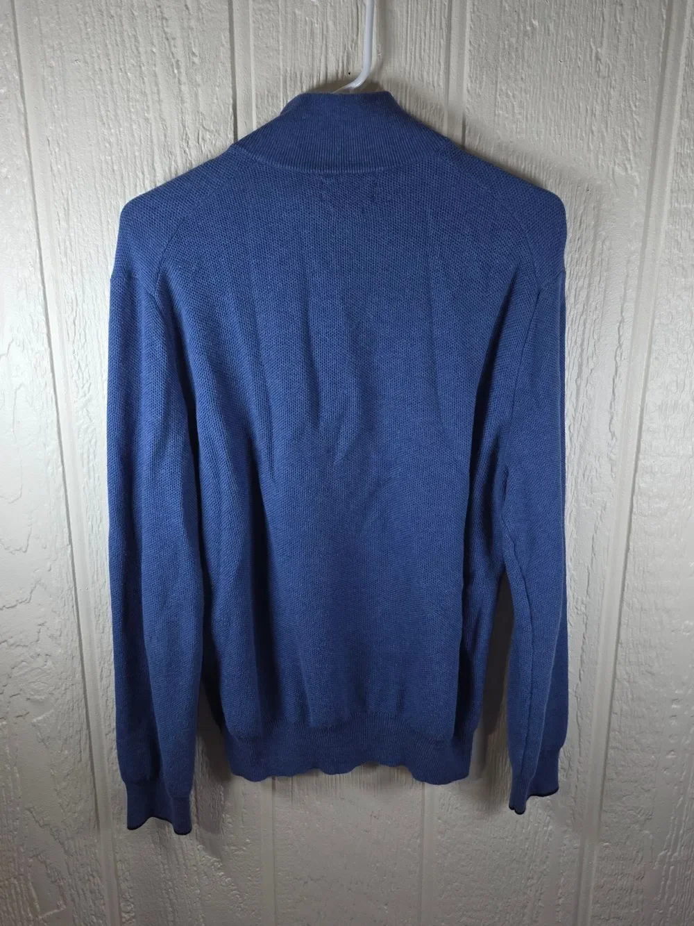 Men's Polo by Ralph Lauren Men's Navy Blue Half-Zip Sweater, Size Medium